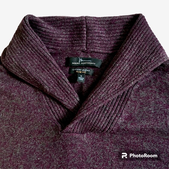 Marc Anthony Men’s Small Cashmere Merino Luxury Blend Slim Fit - Picture 3 of 5